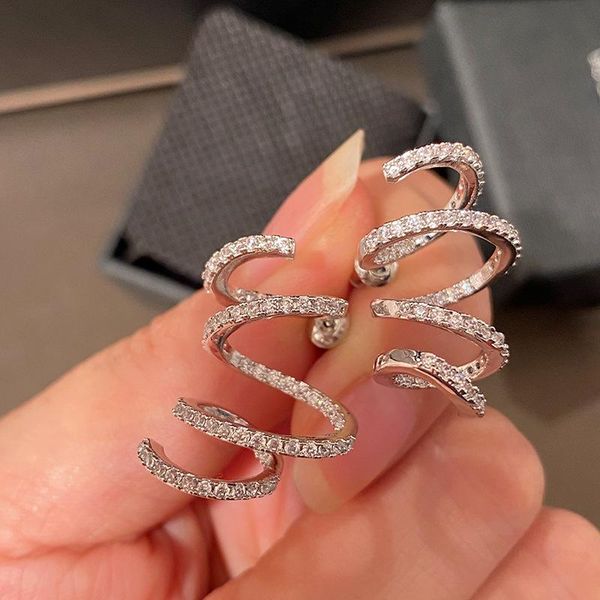 dangle & chandelier trendy sprial fashion nickle earrings for women, Silver 
dangle & chandelier trendy sprial fashion nickle earrings for women, Silver