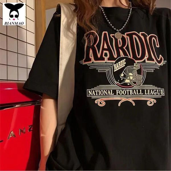 women's t-shirt vintage american cotton blue harajuku loose graphic tee women short sleeve casual t shirt student japanese fashion summ, White
women's t-shirt vintage american cotton blue harajuku loose graphic tee women short sleeve casual t shirt student japanese fashion summ, White