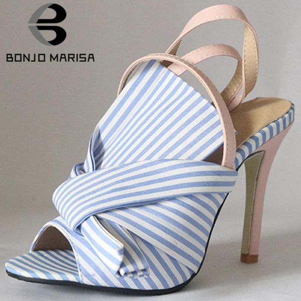 brand girl sandals summer striped high heels women party dress club ankle strap shoes woman, Black
brand girl sandals summer striped high heels women party dress club ankle strap shoes woman, Black