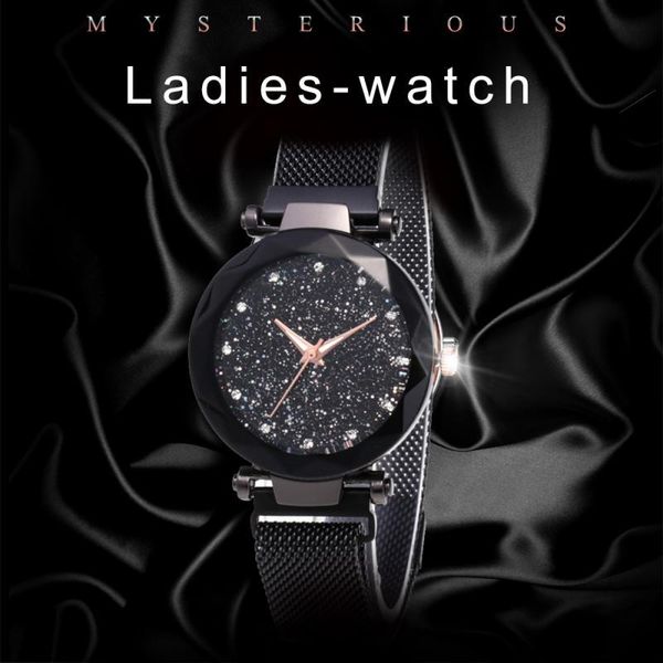 wristwatches in stocks women's magnetic starry sky watches quartz metal casual mesh leather fashion ladies wrist, Slivery;brown
wristwatches in stocks women's magnetic starry sky watches quartz metal casual mesh leather fashion ladies wrist, Slivery;brown
