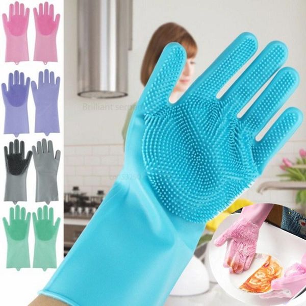 disposable gloves 1 pair silicone dishwashing kitchen magic rubber dish washing glove for household scrubber cleaning scrub
disposable gloves 1 pair silicone dishwashing kitchen magic rubber dish washing glove for household scrubber cleaning scrub