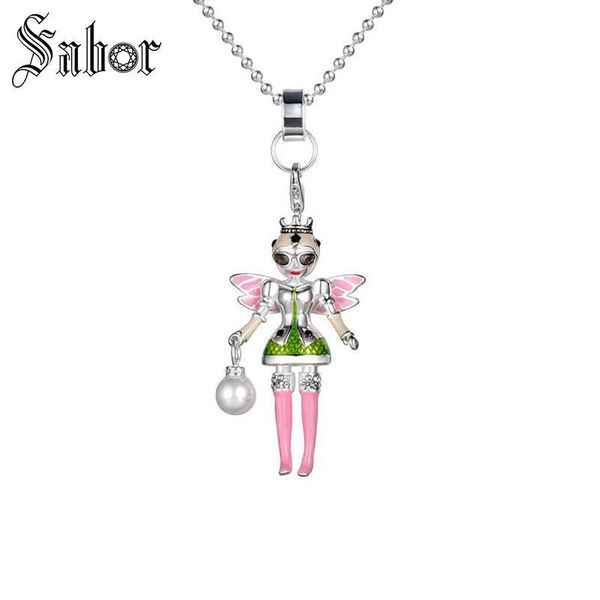 pendant necklaces drop fashion europe gardening fairy elf doll charms jewelry for women silver color
pendant necklaces drop fashion europe gardening fairy elf doll charms jewelry for women silver color