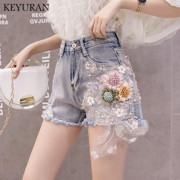 women's shorts summer casual womens female high waist ripped hole pearls lace embroidery flower denim women wide leg tassel jeans, White;black
women's shorts summer casual womens female high waist ripped hole pearls lace embroidery flower denim women wide leg tassel jeans, White;black