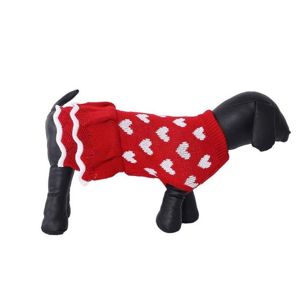 dog apparel dishykooker love heart pattern red teddy sweater dresss for festive christmas year pet clothing
dog apparel dishykooker love heart pattern red teddy sweater dresss for festive christmas year pet clothing