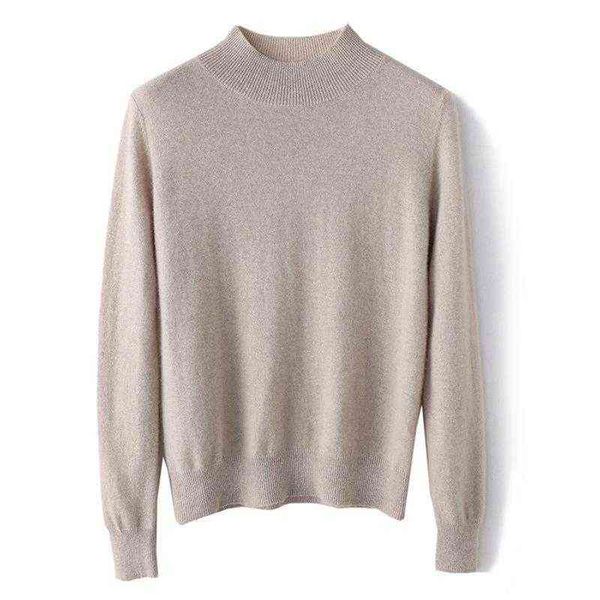 semi high neck sweater women's autumn and winter short pullover solid color loose thickened wool bottomed, White;black
semi high neck sweater women's autumn and winter short pullover solid color loose thickened wool bottomed, White;black