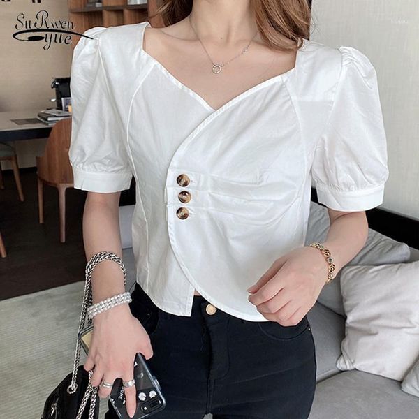 summer square collar short sleeve korean style chiffon shirt white blouse and chemisier femme 10030
summer square collar short sleeve korean style chiffon shirt white blouse and chemisier femme 10030