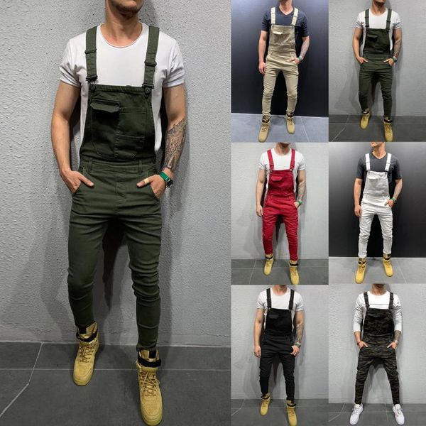 men's pants men jumpsuit solid color multi pockets overalls full length mid rise cargo trousers plus size casual, Black
men's pants men jumpsuit solid color multi pockets overalls full length mid rise cargo trousers plus size casual, Black