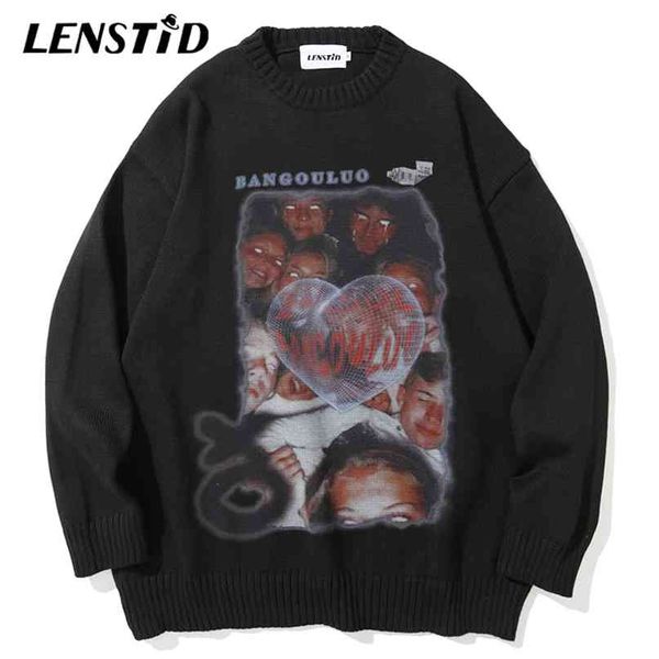 lenstid men hip hop knitted jumper sweaters people heart print streetwear harajuku autumn oversize casual fashion pullovers 210820, White;black
lenstid men hip hop knitted jumper sweaters people heart print streetwear harajuku autumn oversize casual fashion pullovers 210820, White;black