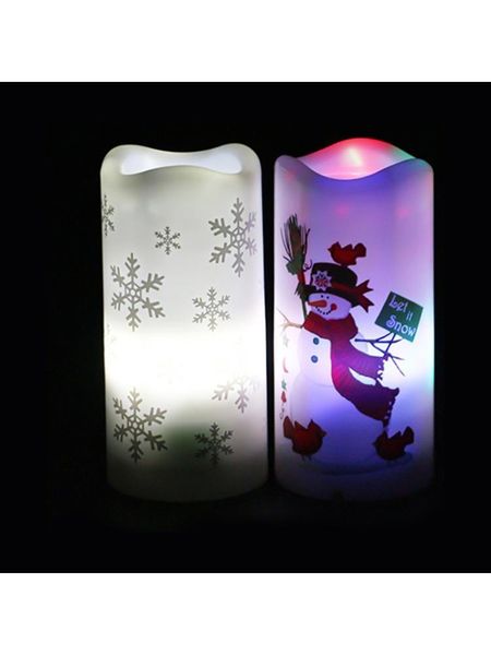 night lights christmas decoration ornaments creative led candle projection lamp snowflake snowman pattern light decor props
night lights christmas decoration ornaments creative led candle projection lamp snowflake snowman pattern light decor props