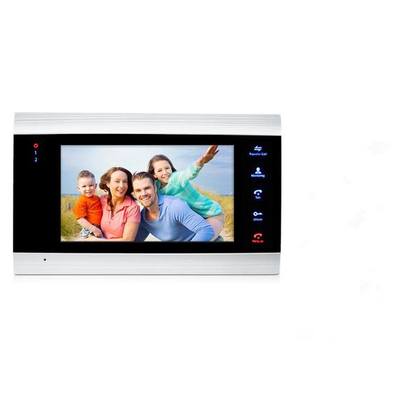 jeatone 7 inch indoor monitor video door phone doorbell intercom system recording po taking silver wall mounting phones
jeatone 7 inch indoor monitor video door phone doorbell intercom system recording po taking silver wall mounting phones