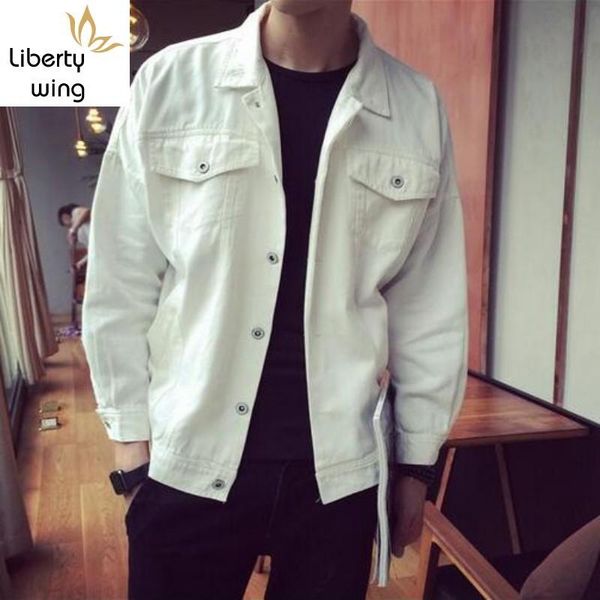 men's jackets fashion mens denim men college outwear jeans jacket and korean style single breast coats m-2xl, Black;brown
men's jackets fashion mens denim men college outwear jeans jacket and korean style single breast coats m-2xl, Black;brown