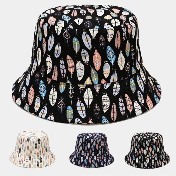 wide brim hats camouflage feather pattern bucket for women summer double-sided caps outdoor fashion street fisherman's hat basin, Blue;gray
wide brim hats camouflage feather pattern bucket for women summer double-sided caps outdoor fashion street fisherman's hat basin, Blue;gray