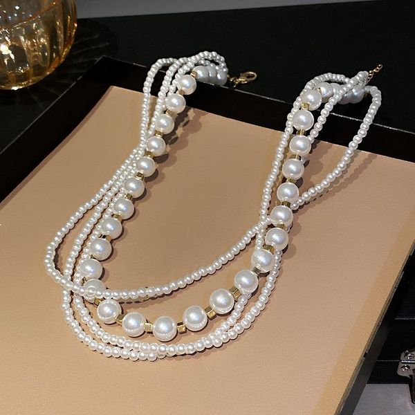 chokers fyuan multilayer pearl choker necklaces for women geometric weddings bride jewelry accessories, Golden;silver
chokers fyuan multilayer pearl choker necklaces for women geometric weddings bride jewelry accessories, Golden;silver