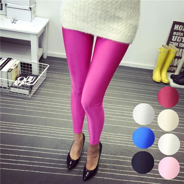 women's leggings solid canndy color fitness fashion girl leggins elastic gothic women, Black
women's leggings solid canndy color fitness fashion girl leggins elastic gothic women, Black