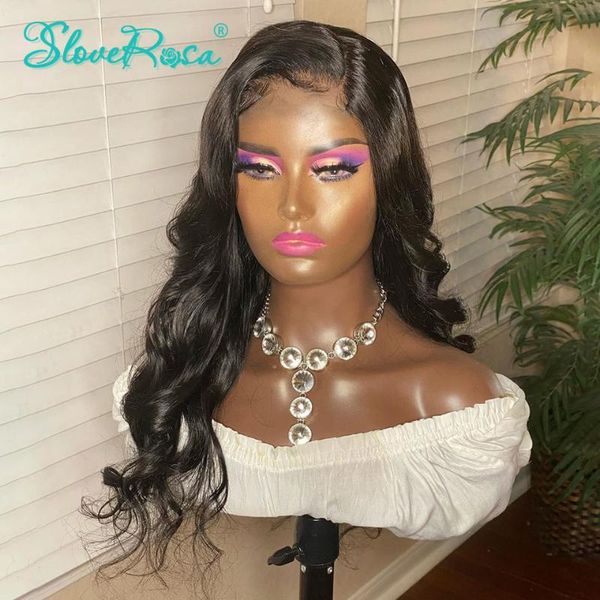 loose wave 13x4 lace front human hair wigs 150% for black women peruvian remy bleached knots slove rosa, Black;brown
loose wave 13x4 lace front human hair wigs 150% for black women peruvian remy bleached knots slove rosa, Black;brown
