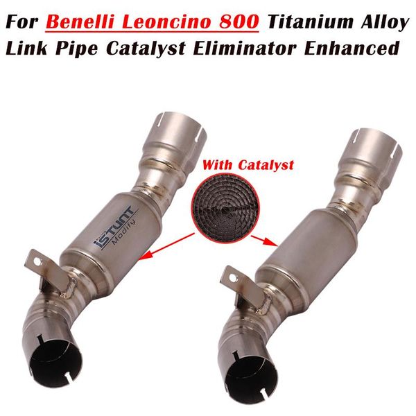 slip on for benelli leoncino 800 motorcycle titanium alloy exhaust escape connect link pipe catalyst delete eliminator enhanced system
slip on for benelli leoncino 800 motorcycle titanium alloy exhaust escape connect link pipe catalyst delete eliminator enhanced system