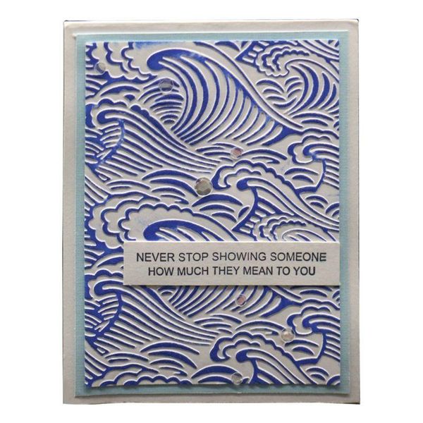 craft tools sea wave cloud background diy cutting dies scrapbooking embossing folder for paper 85da
craft tools sea wave cloud background diy cutting dies scrapbooking embossing folder for paper 85da