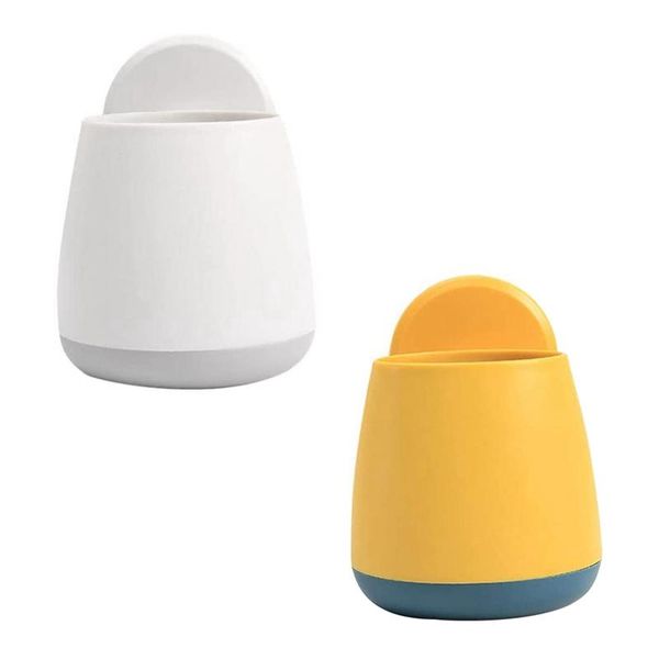 toothbrush organizer kitchen utensil holder 2pcs multi- function wall- mounted rack bathroom (white+ yellow) storage & organization
toothbrush organizer kitchen utensil holder 2pcs multi- function wall- mounted rack bathroom (white+ yellow) storage & organization