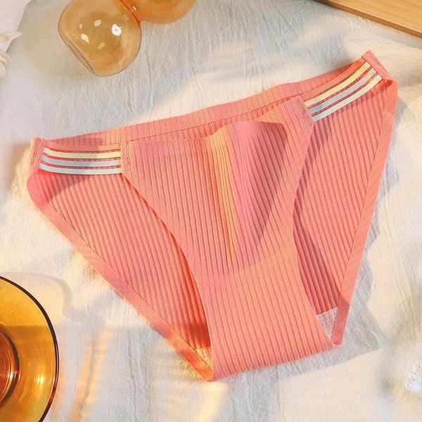 women's panties 2pcs striped female cotton briefs solid color mid-waist underpants skin-friendly breathable underwear, Black;pink
women's panties 2pcs striped female cotton briefs solid color mid-waist underpants skin-friendly breathable underwear, Black;pink