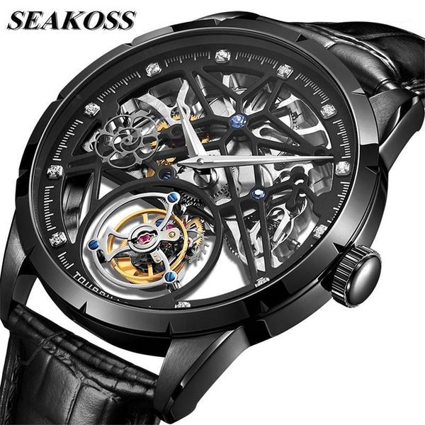 luxury men's skeleton tourbillon watch original sapphire manual winding movement men mechanical luminous clock wristwatches, Slivery;brown
luxury men's skeleton tourbillon watch original sapphire manual winding movement men mechanical luminous clock wristwatches, Slivery;brown