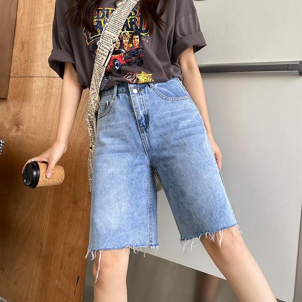 women's shorts ly varey lin summer women streetwear wide leg hole blue denim retro female high waist loose tassel ladies jeans, White;black
women's shorts ly varey lin summer women streetwear wide leg hole blue denim retro female high waist loose tassel ladies jeans, White;black