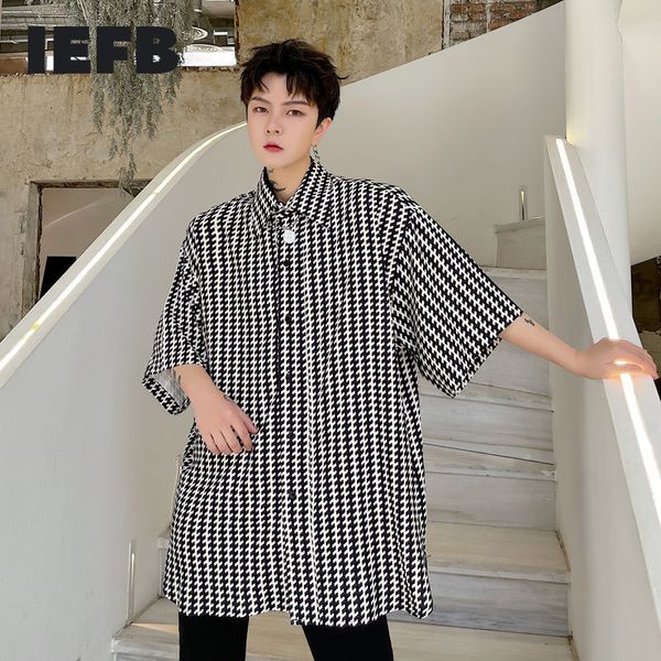 iefb summer geometry loose print men's short sleeve shirt korean trend causal oversized lapel for male 9y7516 210524, White;black
iefb summer geometry loose print men's short sleeve shirt korean trend causal oversized lapel for male 9y7516 210524, White;black