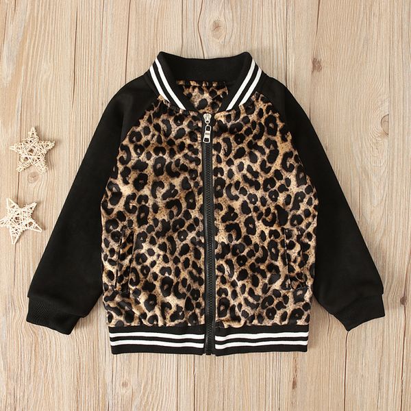 spring autumn kids girls clothes long sleeve zipper leopard patchwork jacket outwear coat 2-7 years, Blue;gray
spring autumn kids girls clothes long sleeve zipper leopard patchwork jacket outwear coat 2-7 years, Blue;gray