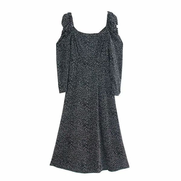 women dot print dress long sleeves square-neckline midi fashion chic vestidos femme robe 210420, Black;gray
women dot print dress long sleeves square-neckline midi fashion chic vestidos femme robe 210420, Black;gray
