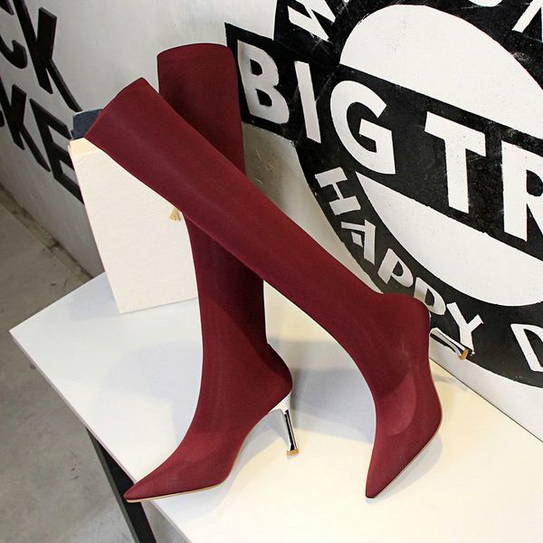 boots over knee women fashion pointed toe high heel winter boots ladies shoes, Black
boots over knee women fashion pointed toe high heel winter boots ladies shoes, Black