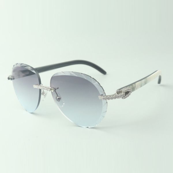 2022 exquisite classic medium diamond sunglasses 3524027, natural mixed buffalo horn temples glasses, size: 18-140 mm, White;black
2022 exquisite classic medium diamond sunglasses 3524027, natural mixed buffalo horn temples glasses, size: 18-140 mm, White;black