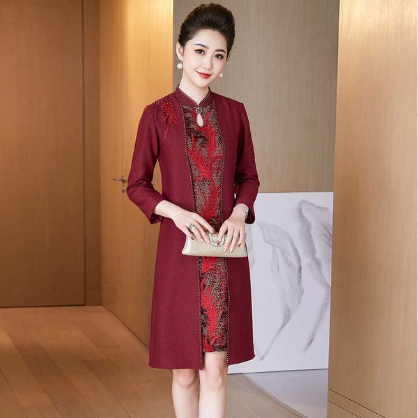 luxury evening dress hi mom banquet fake two-piece high-end medium long large wedding slim, Black;gray
luxury evening dress hi mom banquet fake two-piece high-end medium long large wedding slim, Black;gray