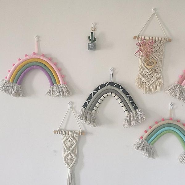 decorative objects & figurines nordic rainbow wall hanging pendant decoration for kid room handmade
decorative objects & figurines nordic rainbow wall hanging pendant decoration for kid room handmade