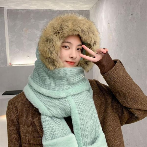 beanies knitted fur cap scarf gloves 3 in 1 set girls thicken soft windproof warm hat hood cute balaclava for women winter gift
beanies knitted fur cap scarf gloves 3 in 1 set girls thicken soft windproof warm hat hood cute balaclava for women winter gift