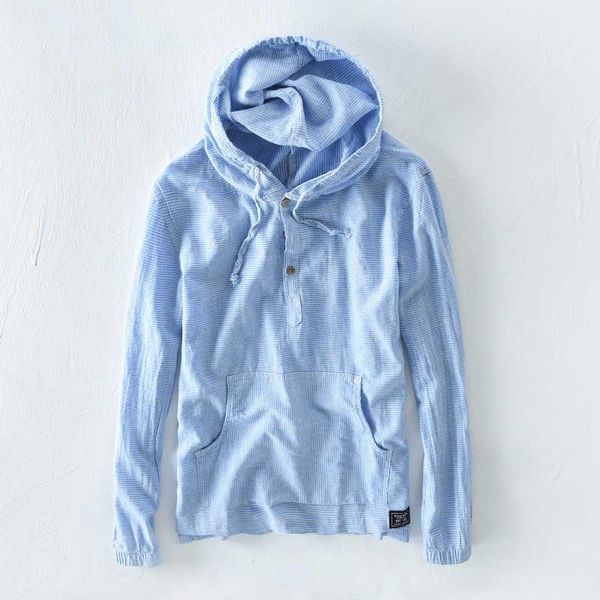 men's hoodies & sweatshirts hooded striped cotton linen long sleeve men sky blue khaki coffee summer thin, Black
men's hoodies & sweatshirts hooded striped cotton linen long sleeve men sky blue khaki coffee summer thin, Black