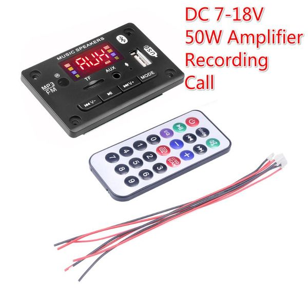 & mp4 players 50w mp3 decoder board 7-18v bluetooth v5.0 car player usb recording module fm aux radio for speaker hands-free
& mp4 players 50w mp3 decoder board 7-18v bluetooth v5.0 car player usb recording module fm aux radio for speaker hands-free