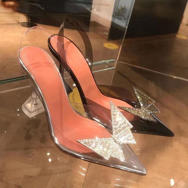 dress shoes star style crystal butterfly transparent women pumps jelly office lady summer slingbacks high heels wedding bridal, Black
dress shoes star style crystal butterfly transparent women pumps jelly office lady summer slingbacks high heels wedding bridal, Black