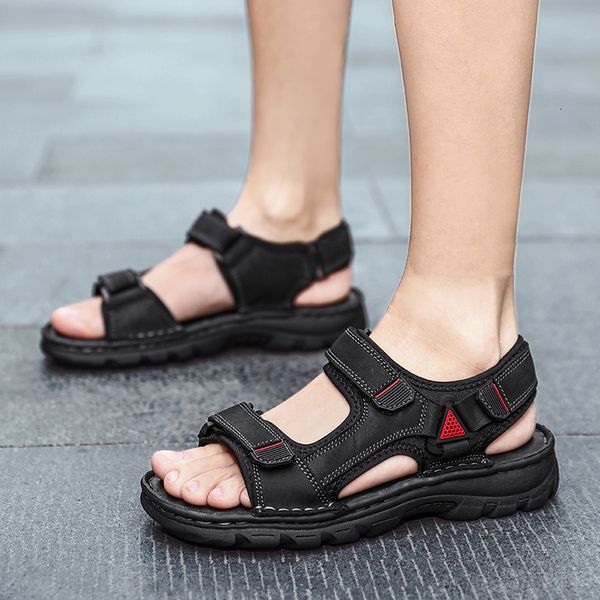 slippers summer men sandals genuine leather soft comfortable shoes fashion slippers casual beach sandals big size 48 x2si, Black
slippers summer men sandals genuine leather soft comfortable shoes fashion slippers casual beach sandals big size 48 x2si, Black