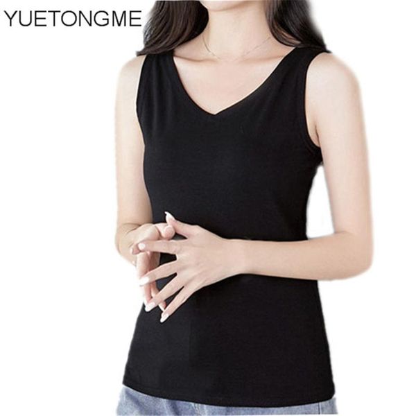 women's tanks & camis deep v-neck sleeveless tank women summer korea solid color black fashion skinny elastic streetwear, White
women's tanks & camis deep v-neck sleeveless tank women summer korea solid color black fashion skinny elastic streetwear, White
