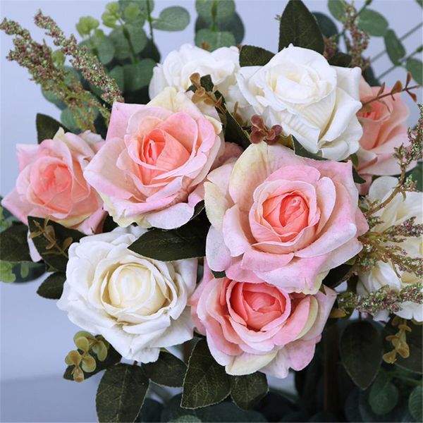 bouquet artificial flowers silk 9 head rose fake flower for wedding home decoration room decor pography props decorative & wreaths
bouquet artificial flowers silk 9 head rose fake flower for wedding home decoration room decor pography props decorative & wreaths