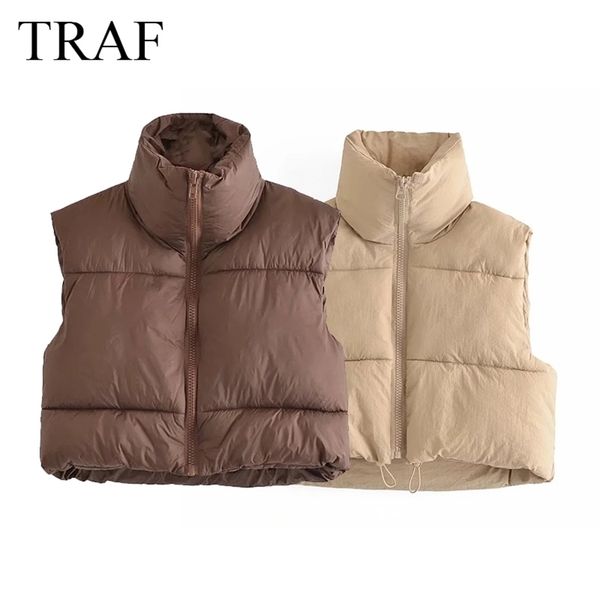 traf jackets for women fashion sleeveless casual outerwear solid color coat adjustable drawstring short waistcoat 210909, Black;white
traf jackets for women fashion sleeveless casual outerwear solid color coat adjustable drawstring short waistcoat 210909, Black;white
