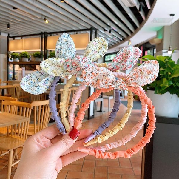 hair accessories korean style girls fresh floral ears hairband fabric fold bow headband headwear for children fashion, Slivery;white
hair accessories korean style girls fresh floral ears hairband fabric fold bow headband headwear for children fashion, Slivery;white