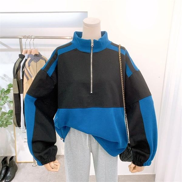 women's hoodies & sweatshirts fall safari style sweatshirt stand collar oversized cotton pullover female vintage half zip up sweat coat, Black
women's hoodies & sweatshirts fall safari style sweatshirt stand collar oversized cotton pullover female vintage half zip up sweat coat, Black