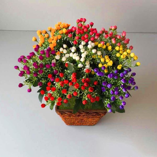 artificial 36 head rose bouquet flowers buds fake plastic for diy christmas home decoration wedding thanksgiving day table gift decorative &
artificial 36 head rose bouquet flowers buds fake plastic for diy christmas home decoration wedding thanksgiving day table gift decorative &
