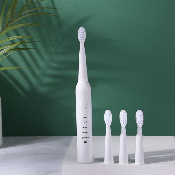 smart electric toothbrush usb charge rechargeable tooth automatic waterproof ultrasonic brush with 4 replacement heads
smart electric toothbrush usb charge rechargeable tooth automatic waterproof ultrasonic brush with 4 replacement heads
