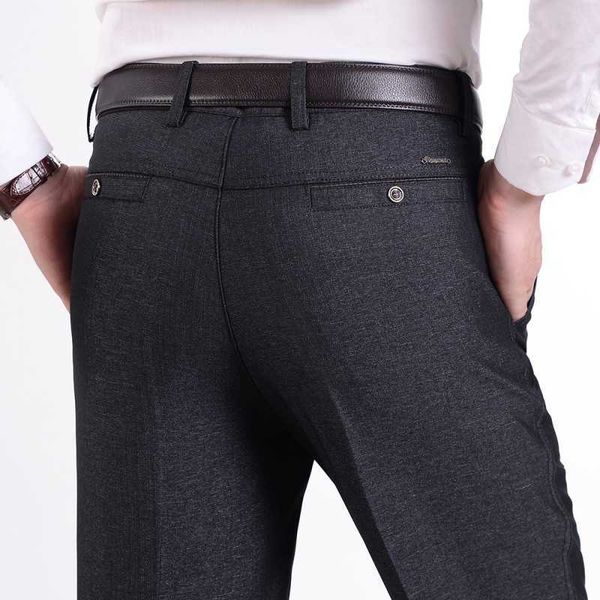men's pants dress suit casual thick loose male high waist straight trousers man business fashion slim fit lomk, Black
men's pants dress suit casual thick loose male high waist straight trousers man business fashion slim fit lomk, Black