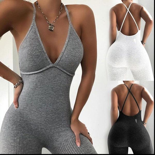strap v neck women rompers ribbed knitted playsuit solid backless bodycon fitness clothes summer skinny jumpsuit, Black;white
strap v neck women rompers ribbed knitted playsuit solid backless bodycon fitness clothes summer skinny jumpsuit, Black;white
