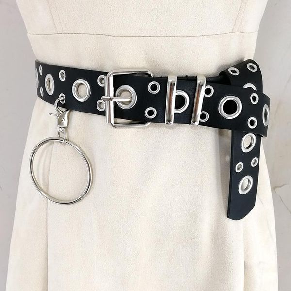 belts ladies punk belt gothic silver chain for women high metal eyelet adjustable waist cinturon mujer dress cummerbunds big, Black;brown
belts ladies punk belt gothic silver chain for women high metal eyelet adjustable waist cinturon mujer dress cummerbunds big, Black;brown