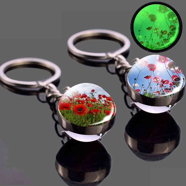 2021 new keychains luminous flower chain poppy flowers ring double side glass ball chain bohemia long chains pendant ring wholesal, Silver
2021 new keychains luminous flower chain poppy flowers ring double side glass ball chain bohemia long chains pendant ring wholesal, Silver