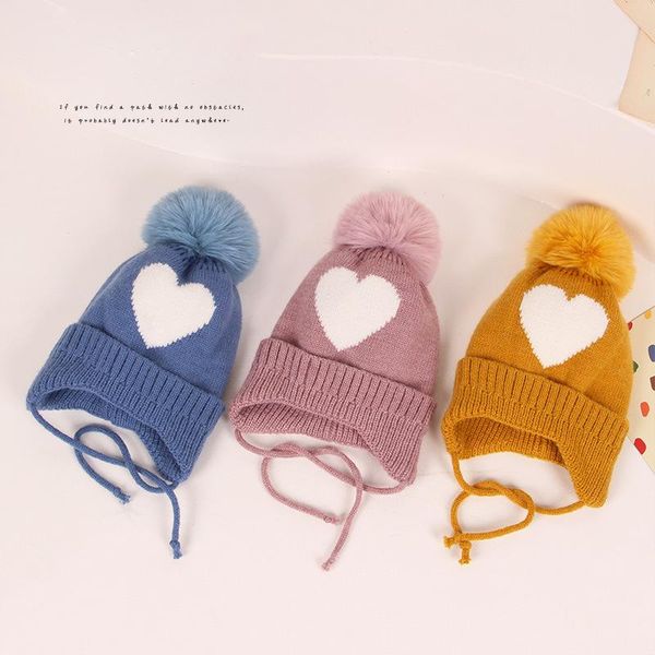 caps & hats autumn winter baby hat heart printed pompom kids girl boy bonnet warm crochet ear protection children toddler beanie cap, Yellow
caps & hats autumn winter baby hat heart printed pompom kids girl boy bonnet warm crochet ear protection children toddler beanie cap, Yellow