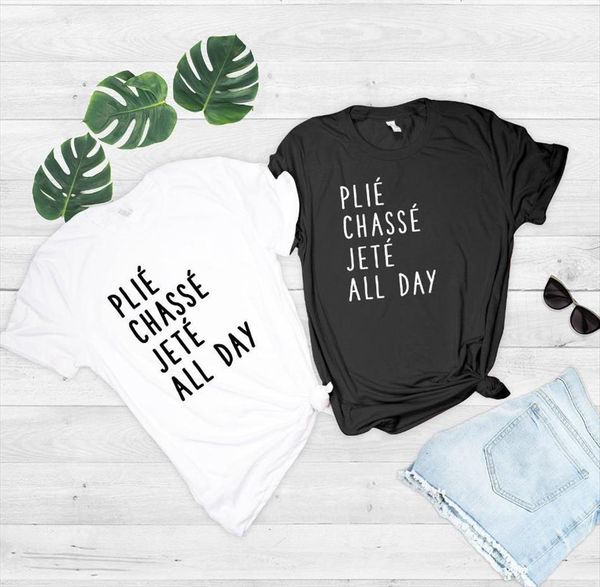 plie chasse jete all day womens print cotton casual funny for lady yong girl tee hipster drop ship s, White
plie chasse jete all day womens print cotton casual funny for lady yong girl tee hipster drop ship s, White